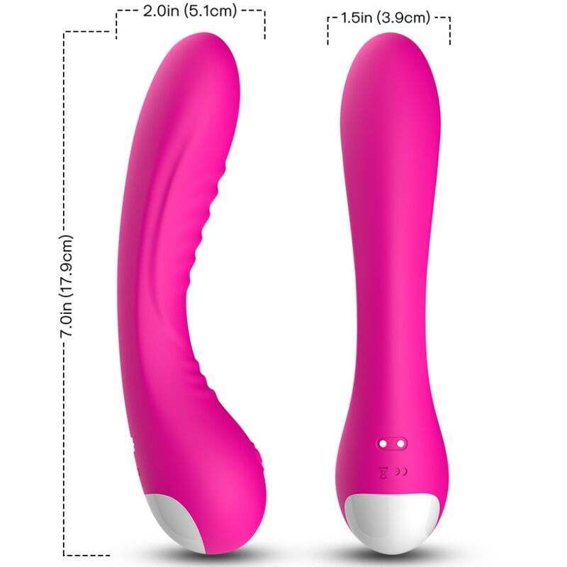 Vibrateur legend silicone fuchsia – Armony