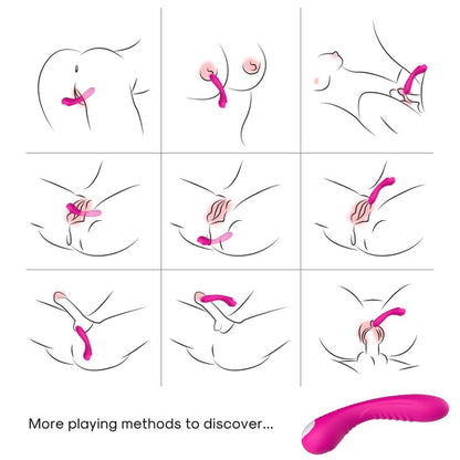Vibrateur legend silicone fuchsia – Armony
