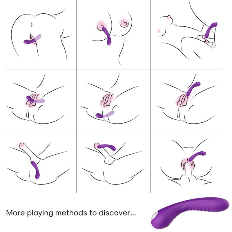 Vibrateur legend silicone violet – Armony