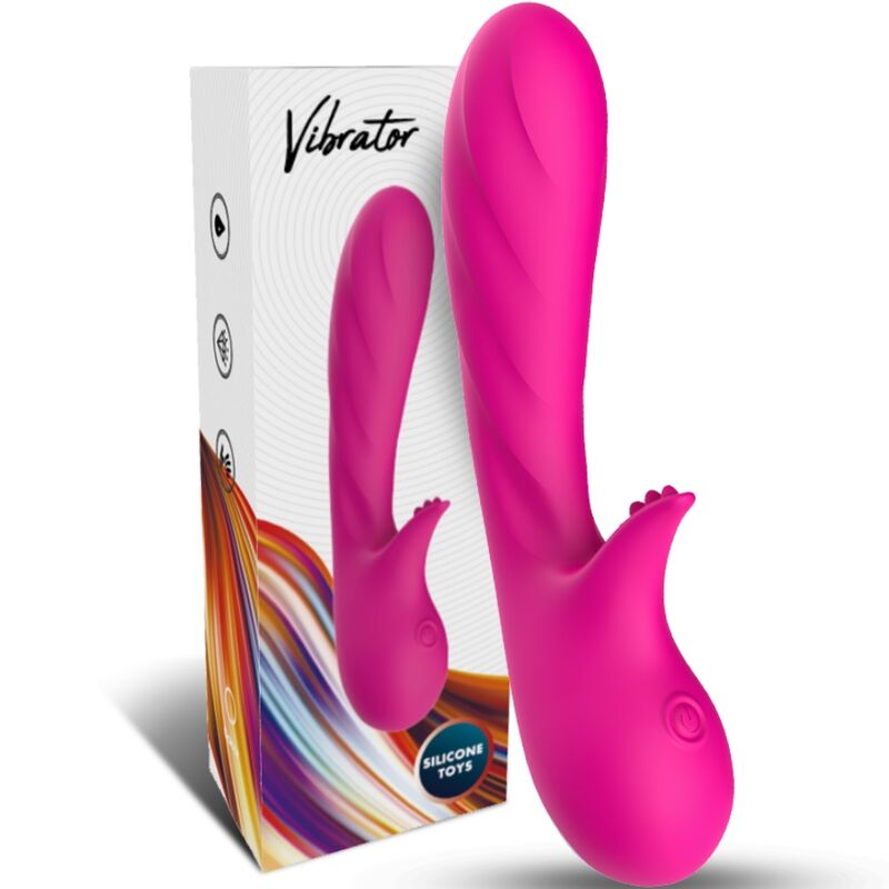 Vibrateur romance avec stimulateur fuchsia – Armony