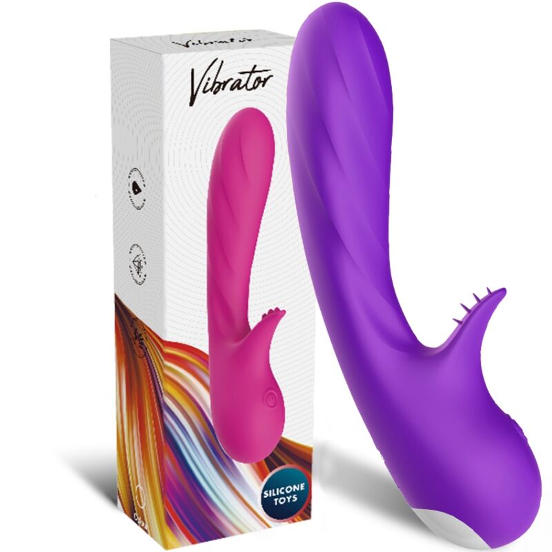Vibrateur romance avec stimulateur violet – Armony