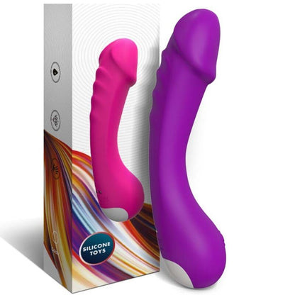 ARMONY - PURPLE SILICONE G-SPOT VIBRATOR DILDO