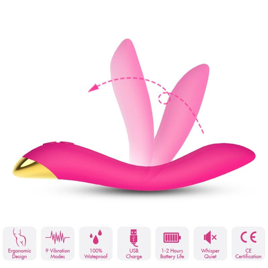 Vibrateur flamingo multiposition fuchsia – Armony