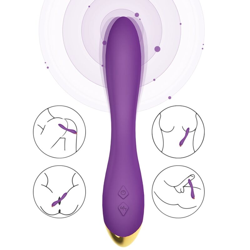 Vibrateur flamingo multiposition violet – Armony