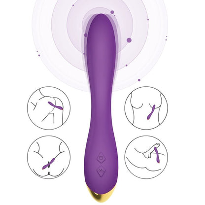Vibrateur flamingo multiposition violet – Armony