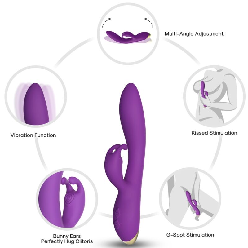 Bonnie vibrateur lapin violet – Armony