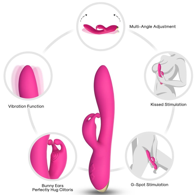Bonnie vibrateur lapin fuchsia – Armony