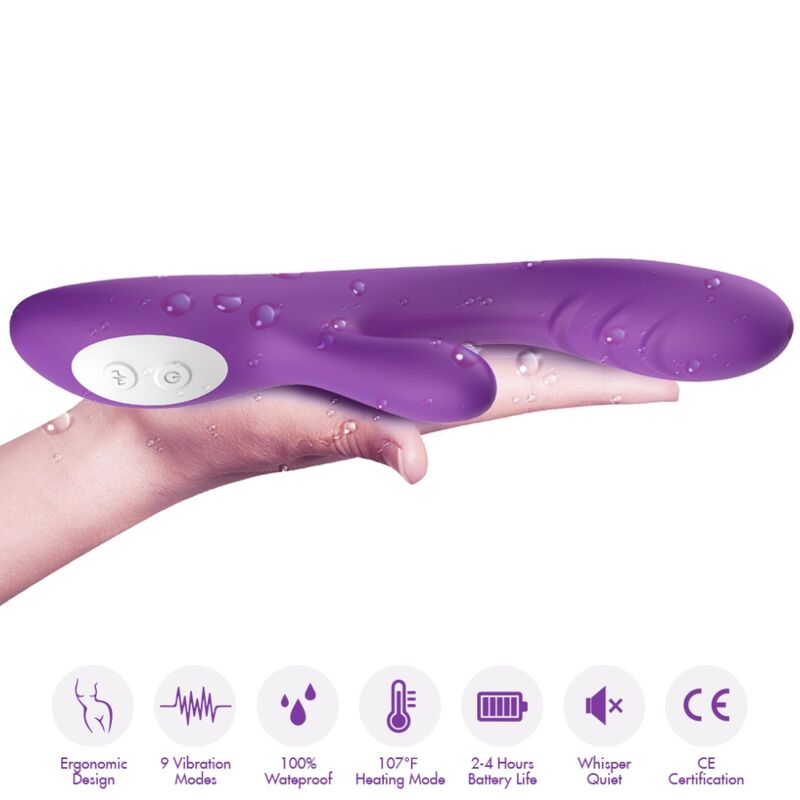 Vibrateur spark effet chaleur violet – Armony