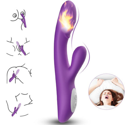 Vibrateur spark effet chaleur violet – Armony