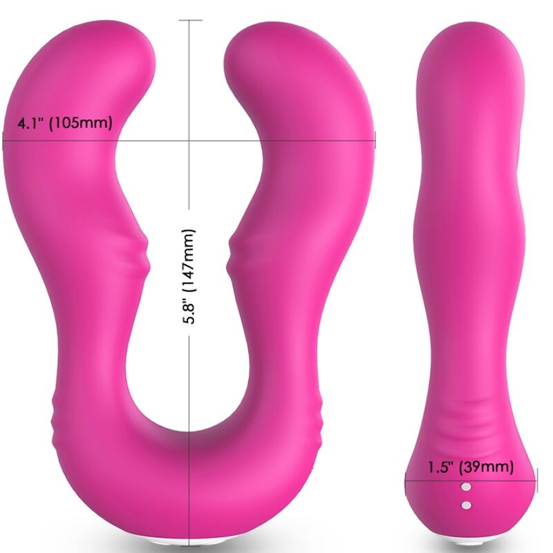 Vibrateur seraph double télécommande fuchsia – Armony
