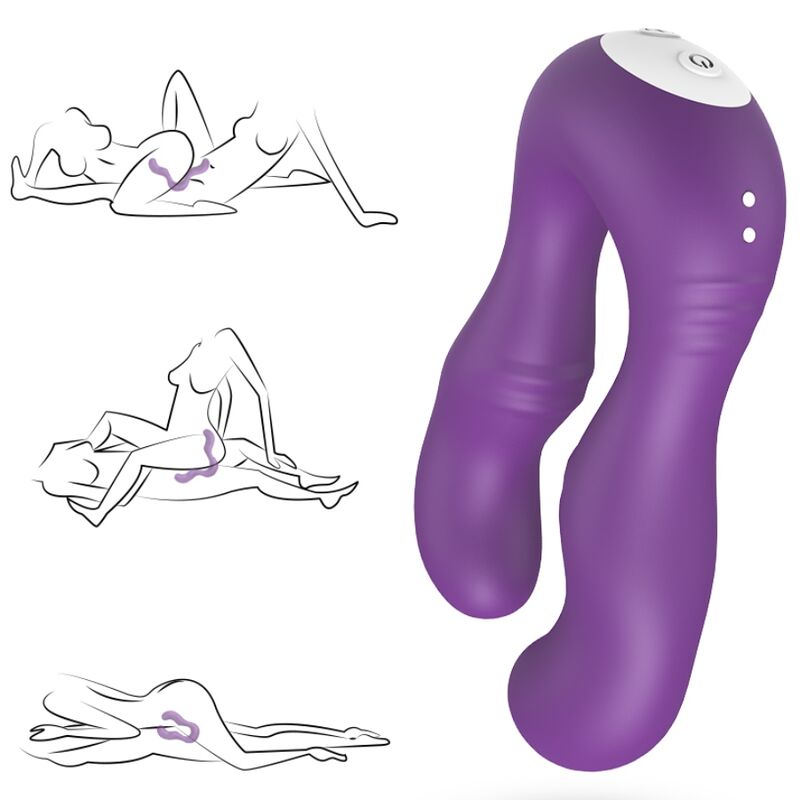 Vibrateur seraph double télécommande violet – Armony