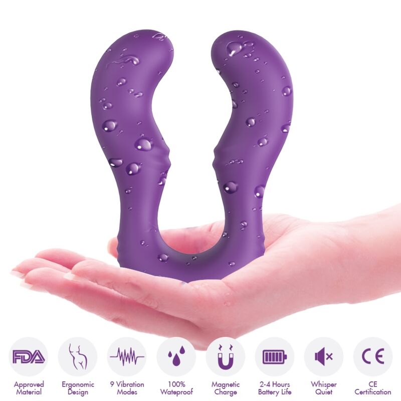 Vibrateur seraph double télécommande violet – Armony