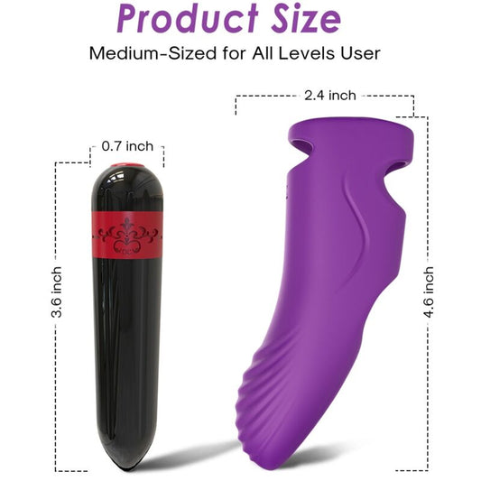 Aurora vibrateur doigt violet – Armony