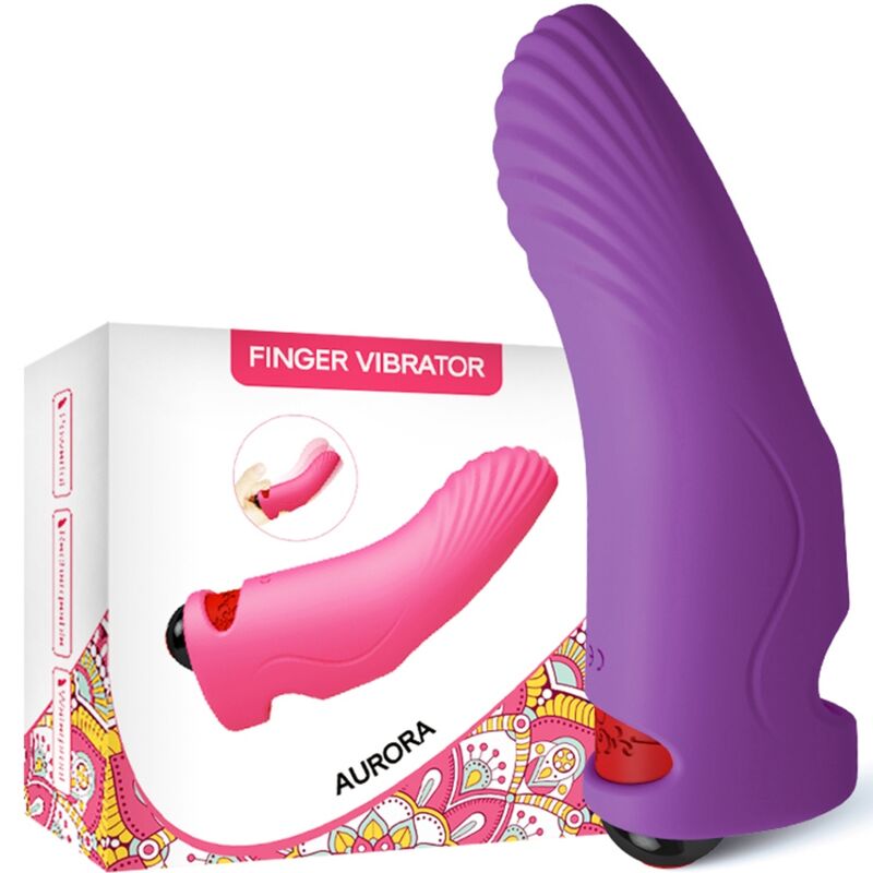 Aurora vibrateur doigt violet – Armony