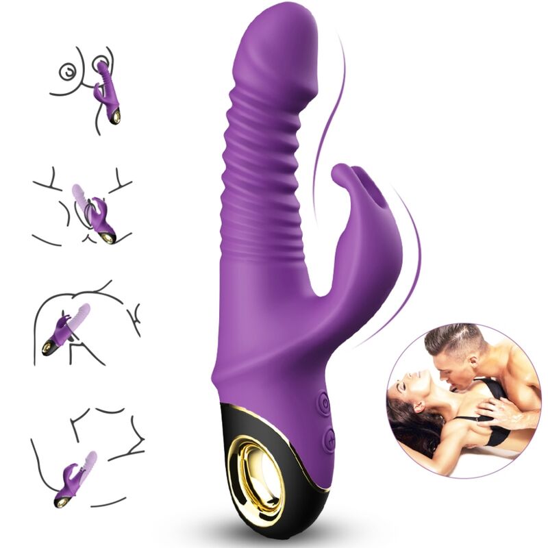 Zing gode vibrateur lapin violet – Armony