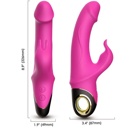 Meteror dildo vibrateur lapin rotateur fuchsia – Armony