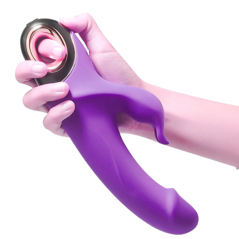 Meteror dildo vibrateur lapin violet – Armony