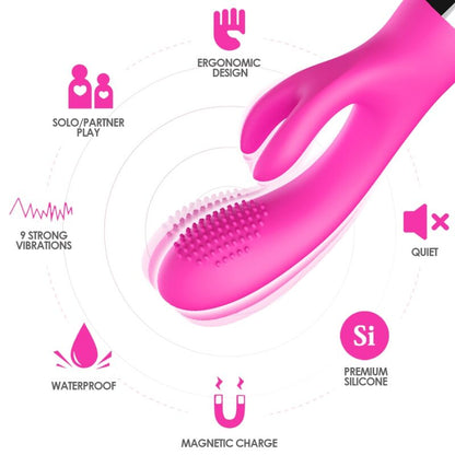 Vibrateur lapin fuchsia – Armony