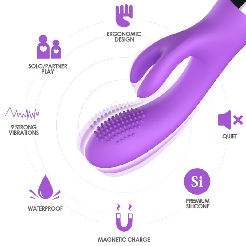 Vibrateur lapin violet – Armony