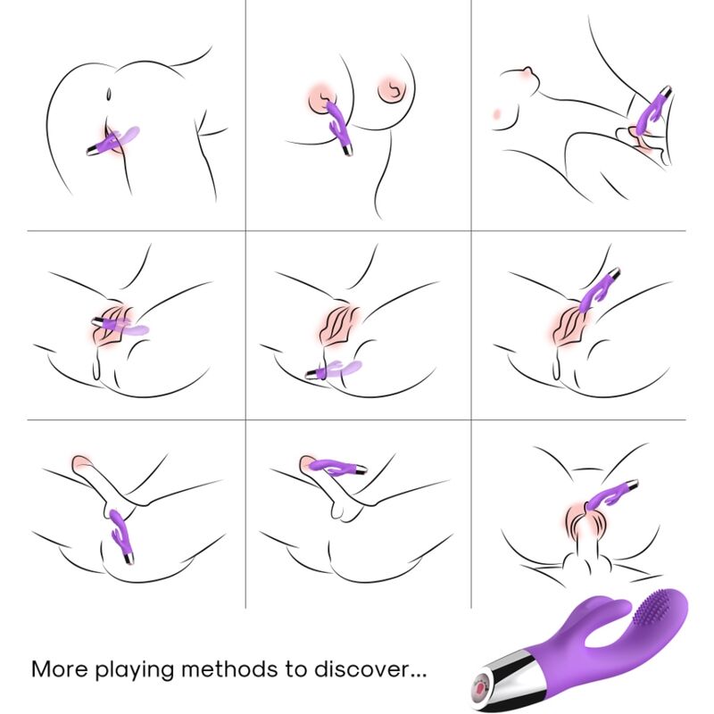 Vibrateur lapin violet – Armony