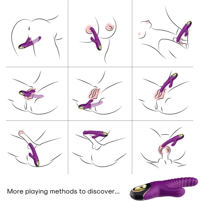 Vibrateur eternity silicone violet – Armony