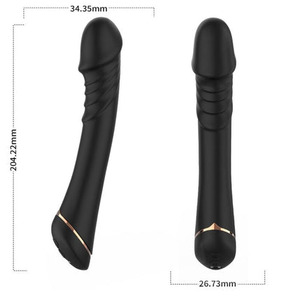 Gode vibrateur silicone noir – Armony