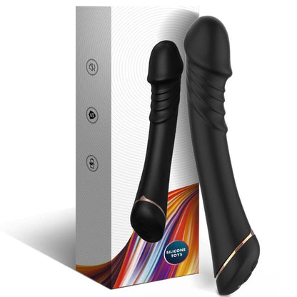 Gode vibrateur silicone noir – Armony