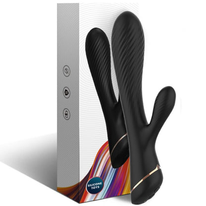 Vibrateur lapin silicone noir – Armony