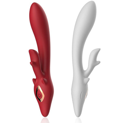 Vibrateur elk rabbit courbe rouge – Armony