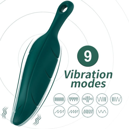 Stimulateur & vibrateur vert feuille – Armony