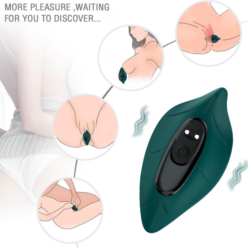 Télécommande stimulateur & vibrateur vert – Armony