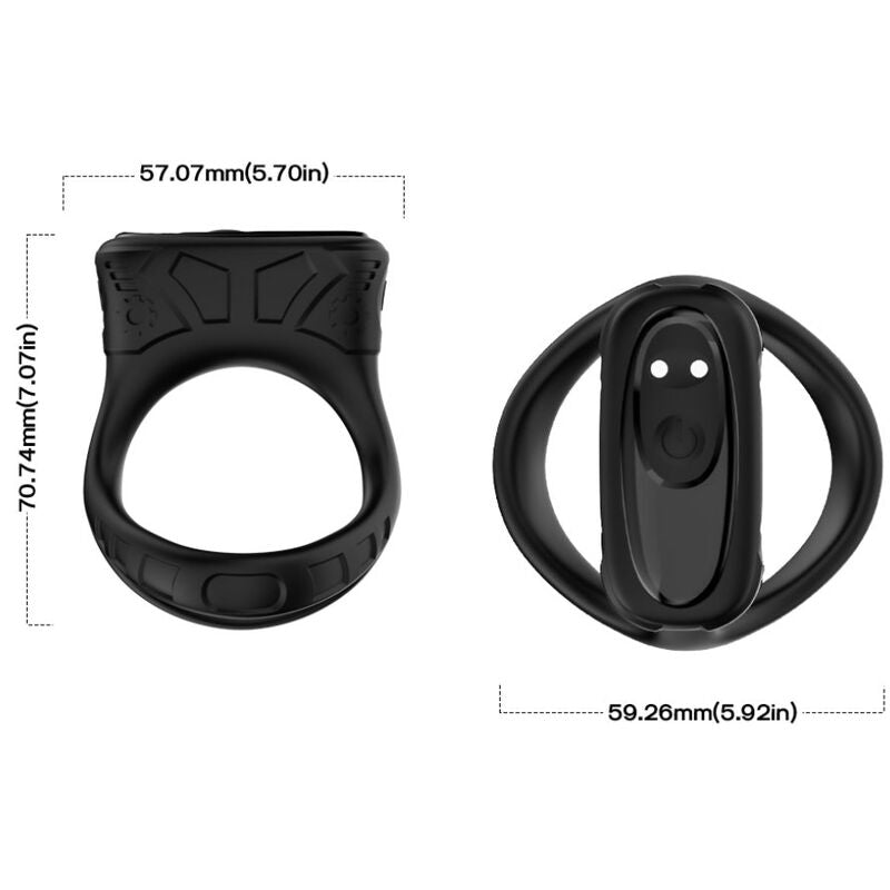 Anneau vibrateur & multiposition noir – Armony