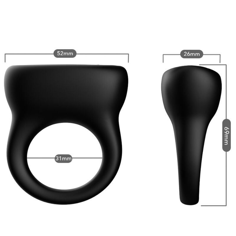 Anneau vibrateur noir – Armony
