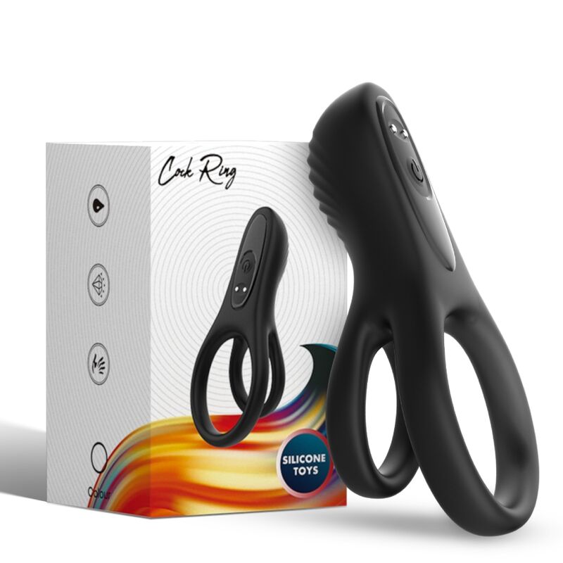 Vibrateur double anneau noir – Armony