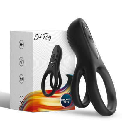 Vibrateur double anneau noir – Armony