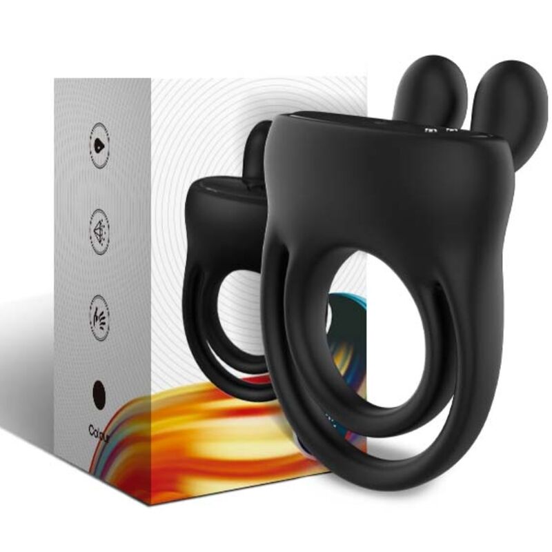 Anneau vibrateur lapin noir – Armony