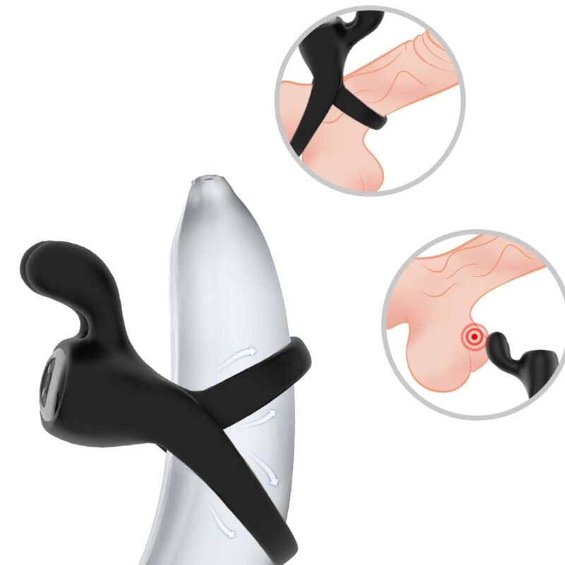 Anneau vibrateur lapin noir – Armony