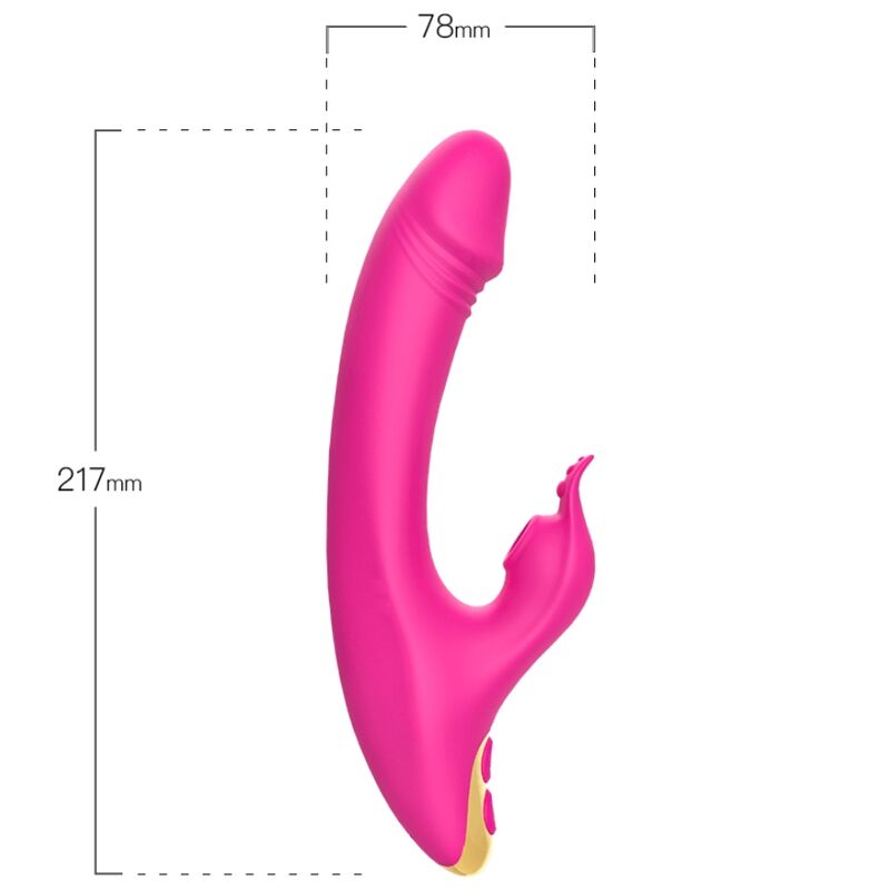 Stimulateur clitoridien ventouse love clitoris & point g fuchsia – Armony