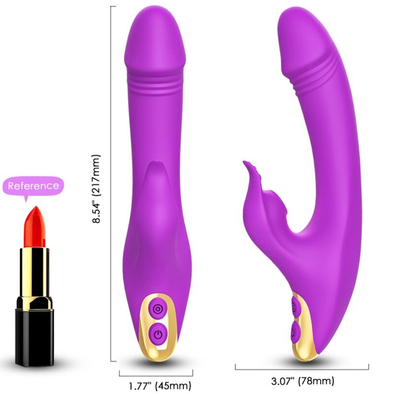Stimulateur clitoridien love clitoris & g-spot suction violet – Armony