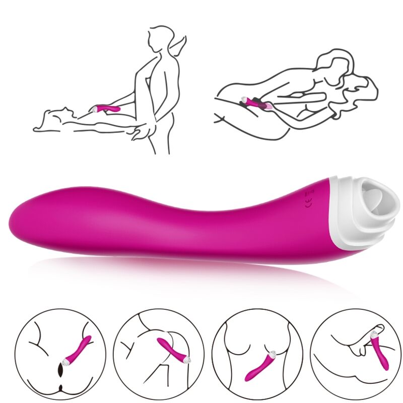 Fairyland licking vibrant clito & vibrateur fuchsia – Armony