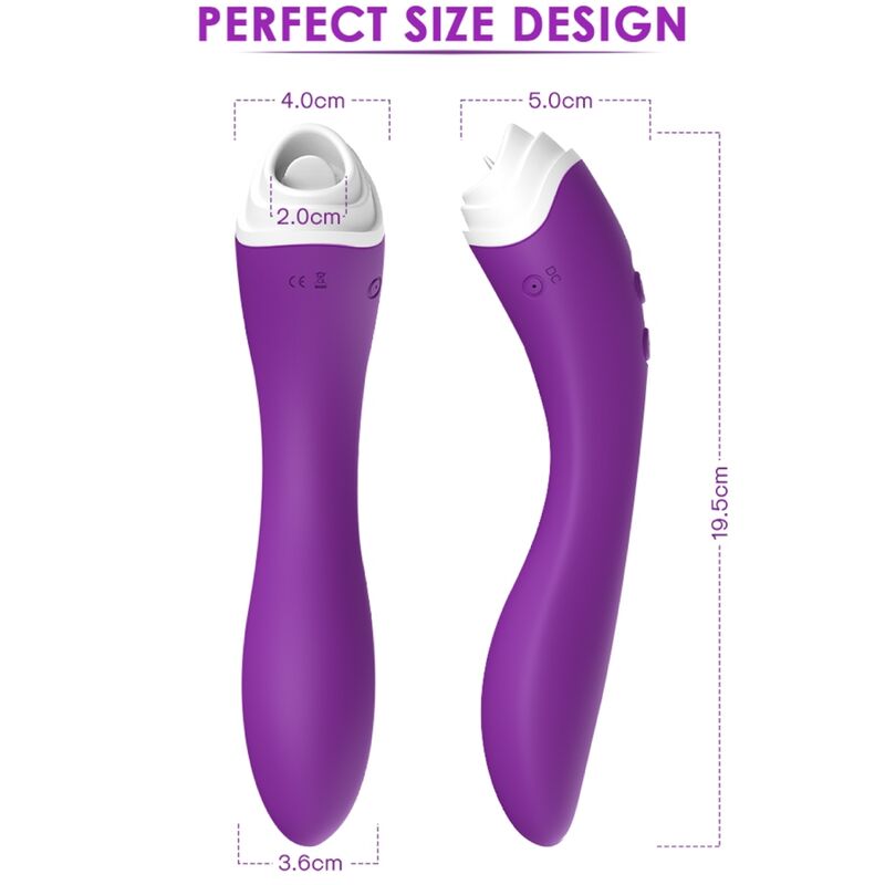 Fairyland licking vibrant clito & vibrateur violet – Armony