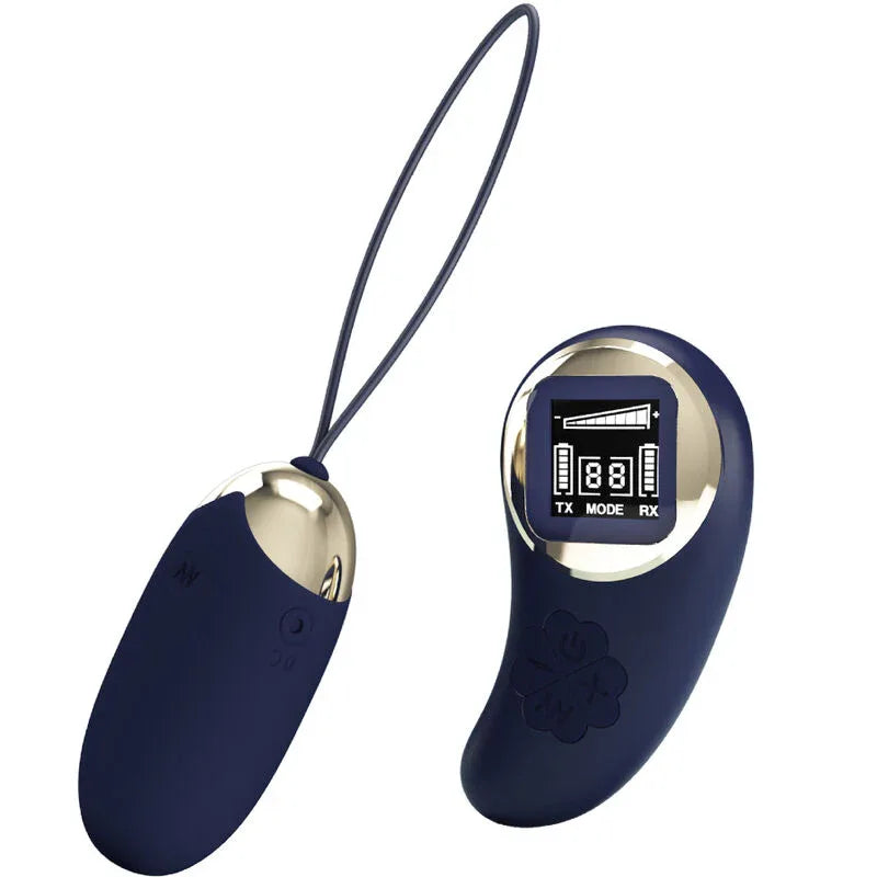 Pretty Love – Télécommande Oeuf Vibrant Mina Bleu