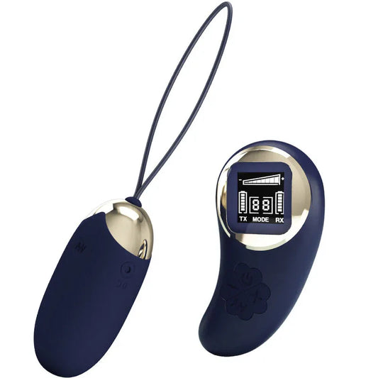 Pretty Love – Télécommande Oeuf Vibrant Mina Bleu