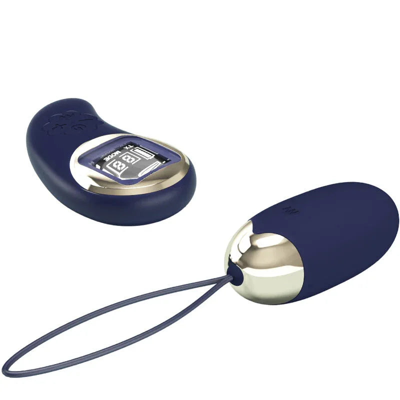 Pretty Love – Télécommande Oeuf Vibrant Mina Bleu