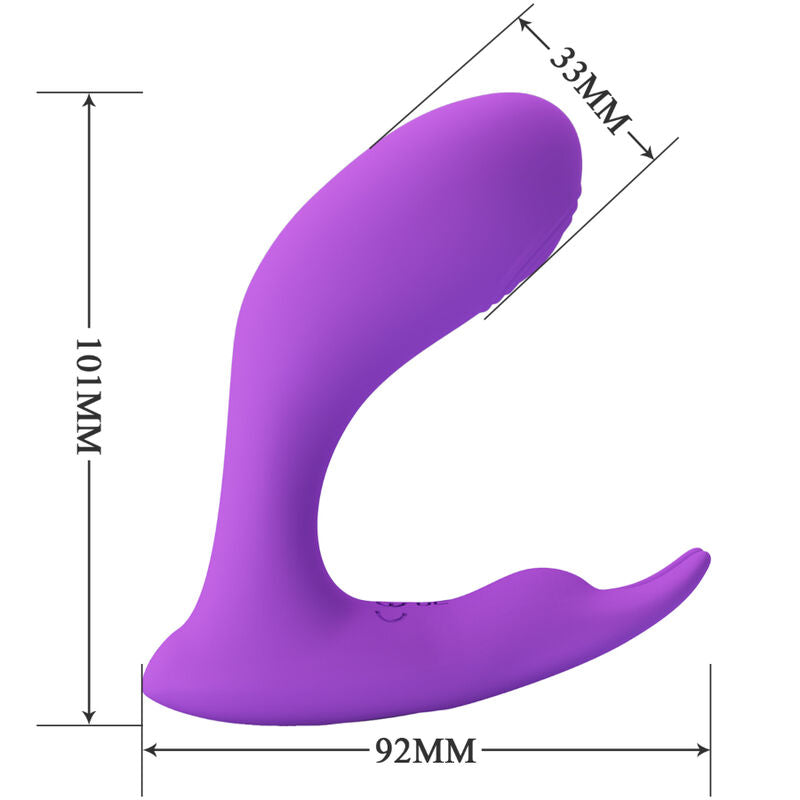 PRETTY LOVE - IDABELLE CONTROL REMOTO PULSANTE Y VIBRANTE VIOLETA PULSANTE
