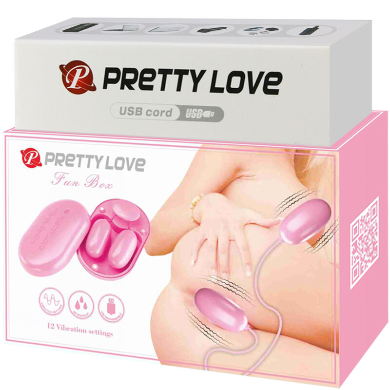 PRETTY LOVE - FUN BOX BOLA VIBRADORA ROSA