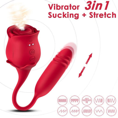 Stimulateur clitoridien roseknigth aspirateur de clitoris et vibrateur rouge – Armony