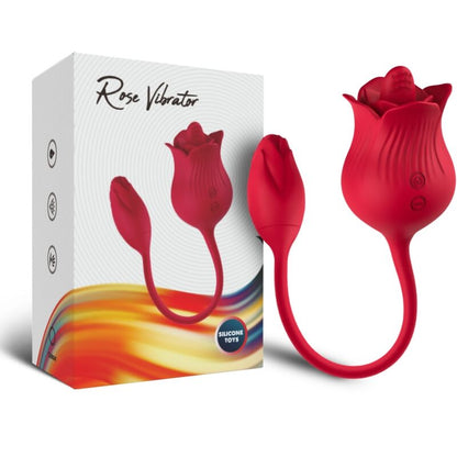 Vibrateur rose con cola rouge – Armony