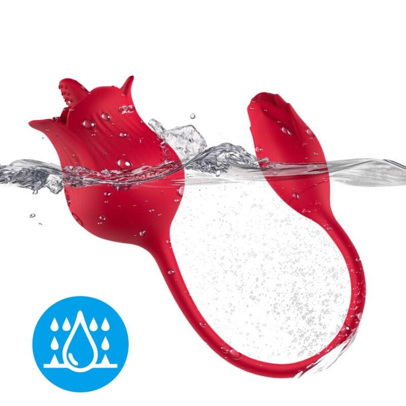 Vibrateur rose con cola rouge – Armony