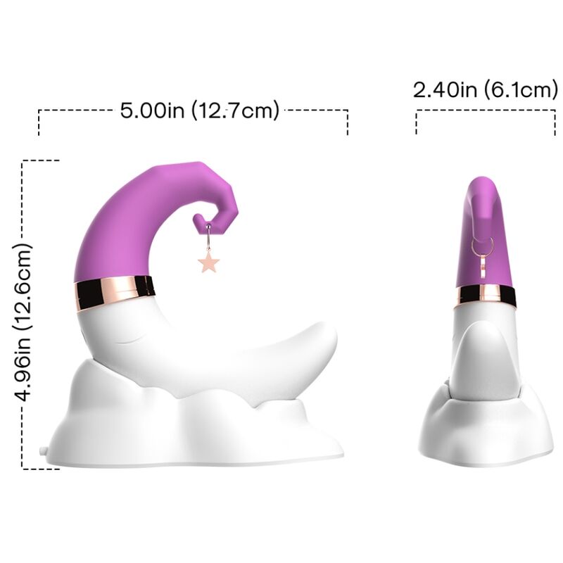 Stimulateur clitoridien sweetmoon ventouse clitoris & point g rose – Armony